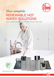 Your Complete Renewable Hot Water Solutions Brochure Cover Image